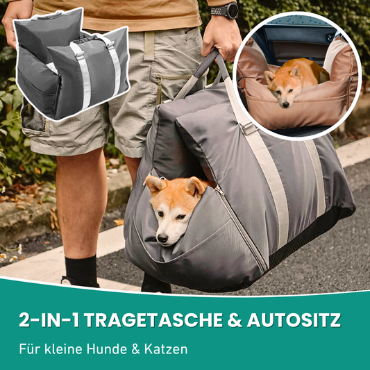2-in-1 Tragetasche & Autositz – Sicher reisen, bequem ankommen