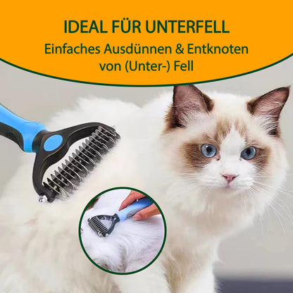 2-in-1 Enthaarungsbürste – Gegen Knoten, Haare & Verfilzungen