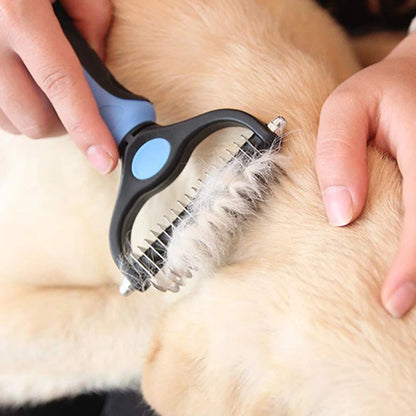2-in-1 Enthaarungsbürste – Gegen Knoten, Haare & Verfilzungen