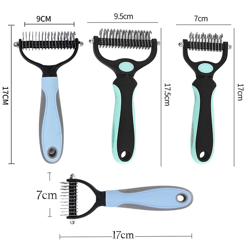 2-in-1 Enthaarungsbürste – Gegen Knoten, Haare & Verfilzungen