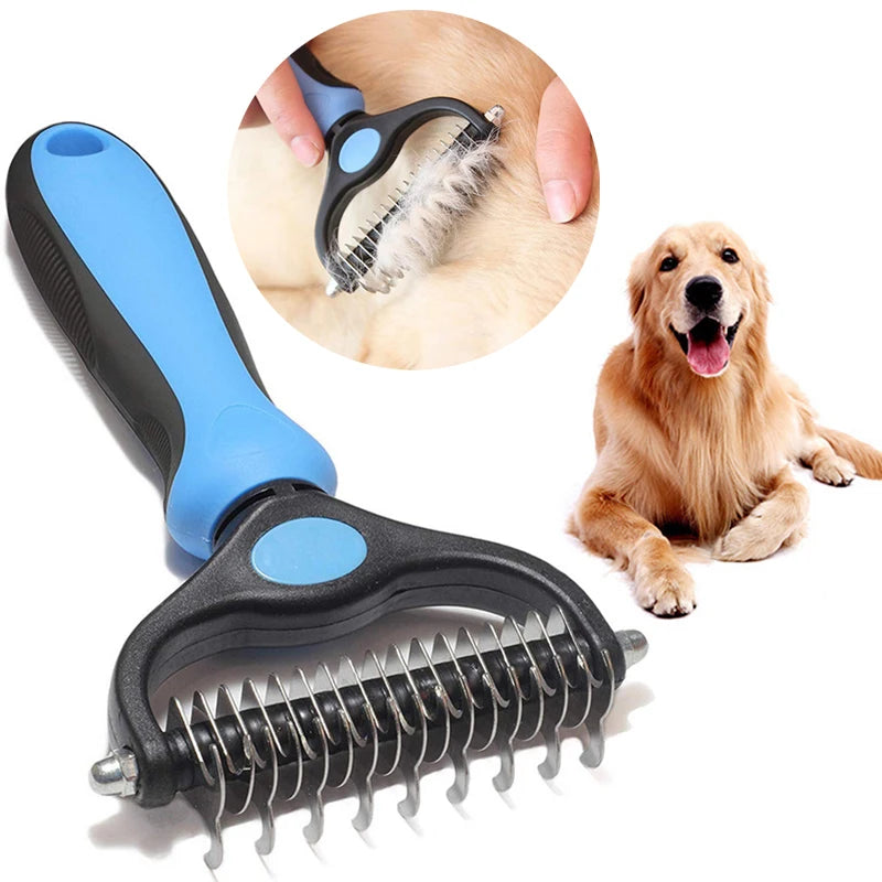 2-in-1 Enthaarungsbürste – Gegen Knoten, Haare & Verfilzungen