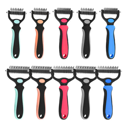2-in-1 Enthaarungsbürste – Gegen Knoten, Haare & Verfilzungen