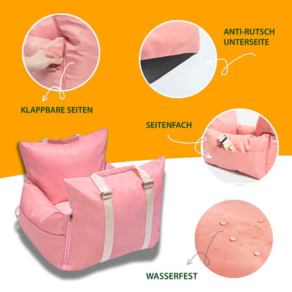 2-in-1 Tragetasche & Autositz – Sicher reisen, bequem ankommen