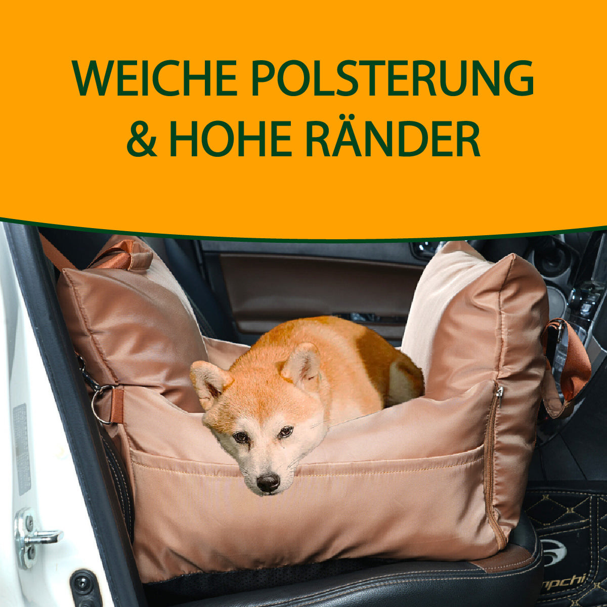 2-in-1 Tragetasche & Autositz – Sicher reisen, bequem ankommen