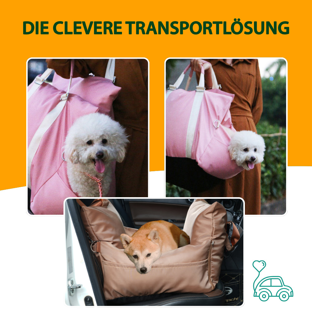 2-in-1 Tragetasche & Autositz – Sicher reisen, bequem ankommen