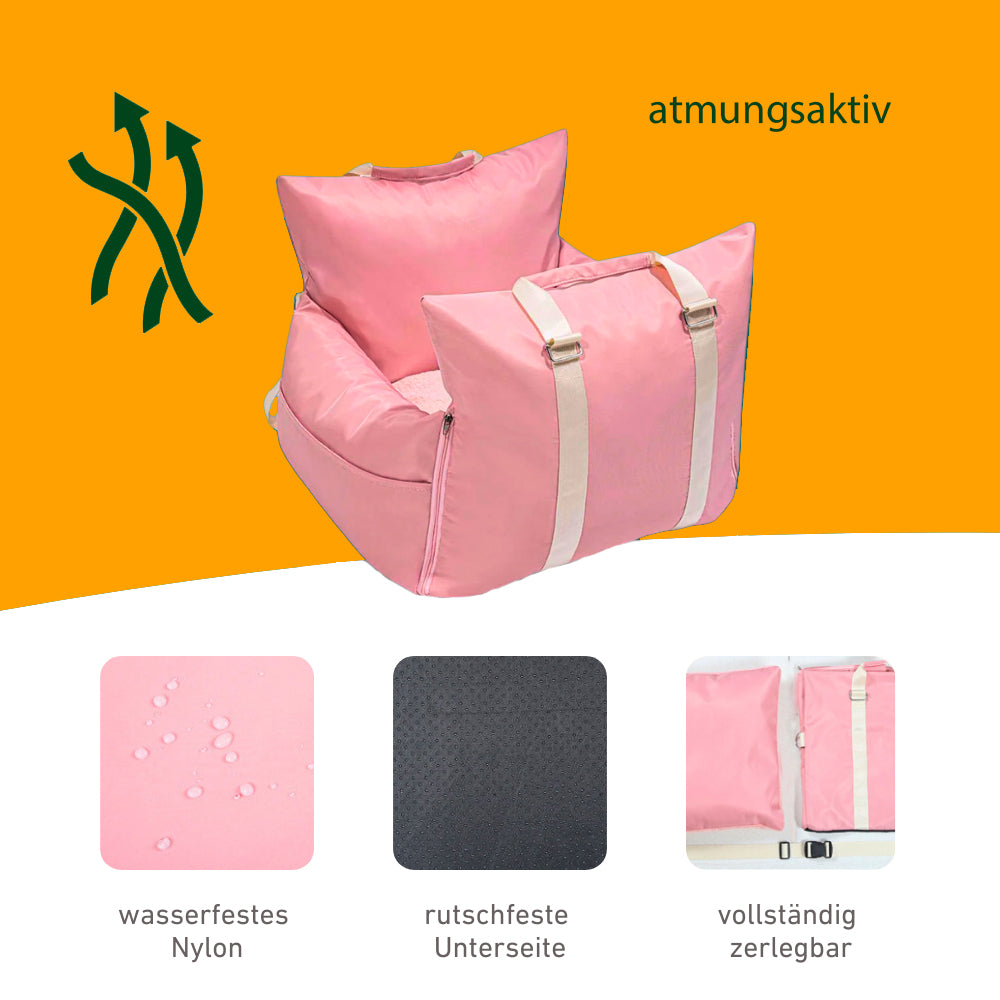 2-in-1 Tragetasche & Autositz – Sicher reisen, bequem ankommen
