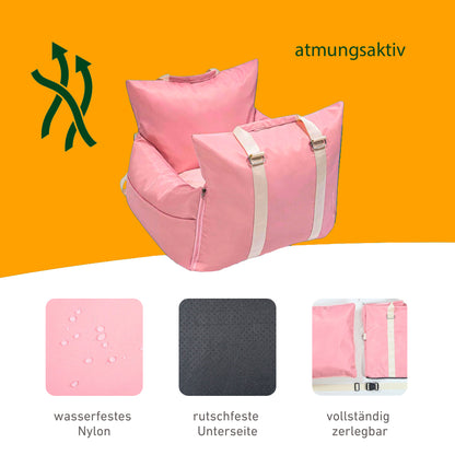 2-in-1 Tragetasche & Autositz – Sicher reisen, bequem ankommen